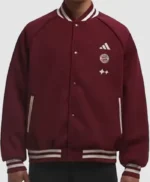 FC Bayern x Adidas Maroon Jacket