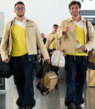 Spain Football Team 2026 Beige Jacket