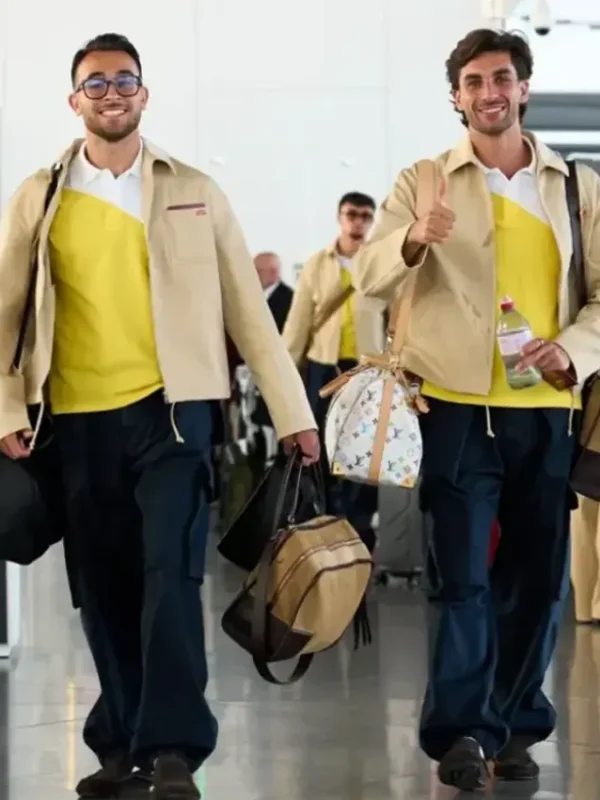 Spain Football Team 2026 Beige Jacket