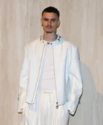Fashion Week 2026 Romeo Beckham Leather Jacket