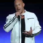 Fast X 2023 Vin Diesel CinemaCon White Leather Jacket