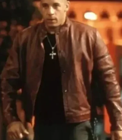 Fast and the Furious Dominic Toretto Maroon Jacket