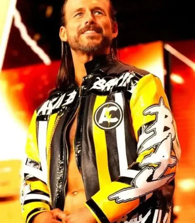 Forbidden Door 2023 Adam Cole Leather Jacket
