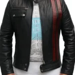 Frankenstein Leather Jacket Black