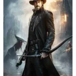 Gabriel Van Helsing 2 Black Leather Coat