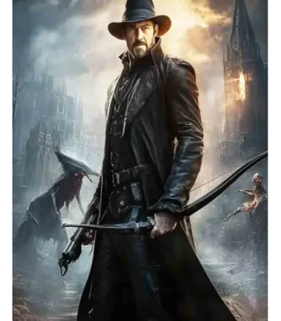 Gabriel Van Helsing 2 Black Leather Coat
