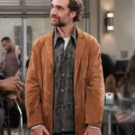 George Basil Night Court S03 Suede Leather Coat