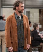 George Basil Night Court S03 Suede Leather Coat