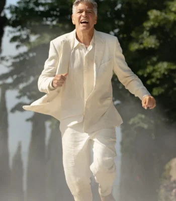 George Clooney Jay Kelly White Suit
