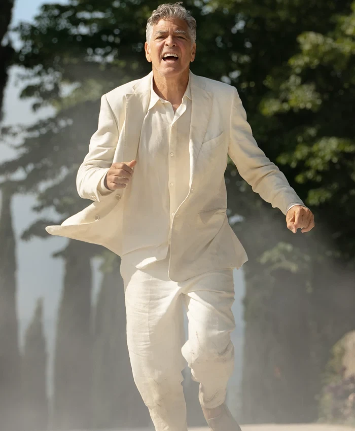 George Clooney Jay Kelly White Suit George Clooney Jay Kelly White Suit