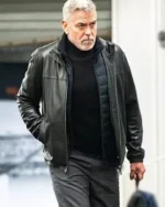George Clooney Wolfs 2024 Leather Jacket