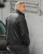 George Clooney Wolfs 2024 Leather Jacket
