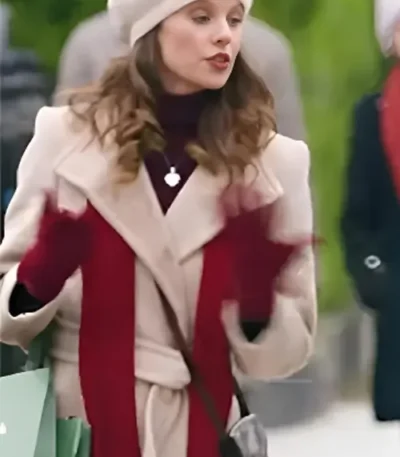 Georgia Bright Christmas in Notting Hill Trench Coat
