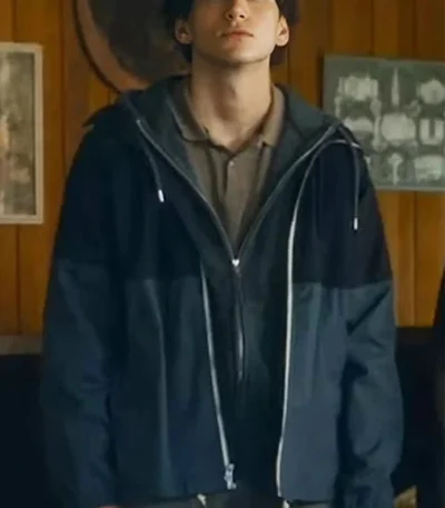 Get Away Sebastian Croft Black Hooded Jacket