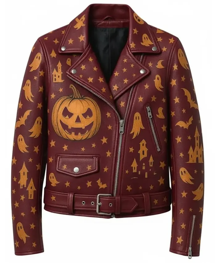 Ghost and Pumpkin Leather Jacket Ghost and Pumpkin Leather Jacket