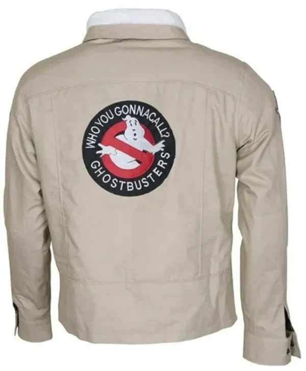 Ghostbusters Beige Cotton Jacket With Logo
