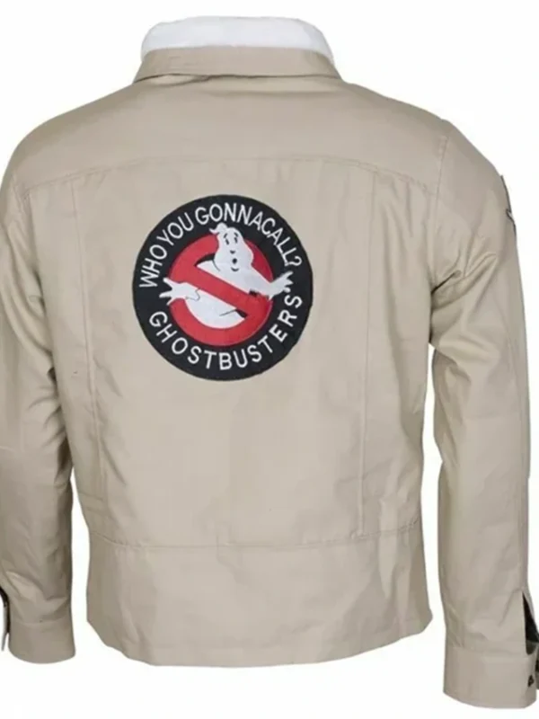 Ghostbusters Beige Cotton Jacket With Logo