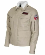 Ghostbusters Beige Cotton Jacket With Logo