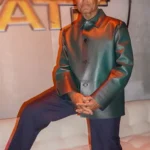 Giancarlo Esposito The Electric State Green Leather Jacket