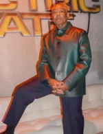 Giancarlo Esposito The Electric State Green Leather Jacket