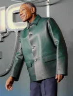 Giancarlo Esposito The Electric State Green Leather Jacket