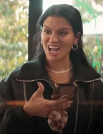 Gigi Zumbado Heart Eyes Black Jacket