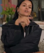 Gigi Zumbado Heart Eyes Black Jacket