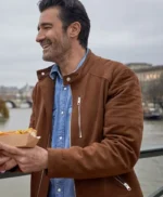 Gilles Marini Crimes of Fashion Killer Clutch Brown Jacket