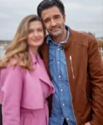 Gilles Marini Crimes of Fashion Killer Clutch Brown Jacket