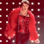 Glee S4 Blaine Anderson Red Jacket