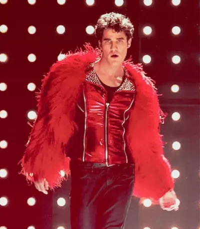 Glee S4 Blaine Anderson Red Jacket