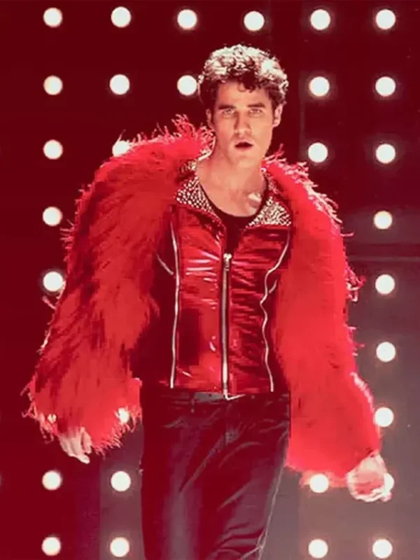 Glee S4 Blaine Anderson Red Jacket
