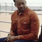 God Friended Me Brandon Micheal Hall Orange Corduroy Jacket