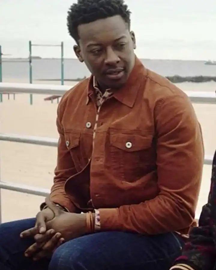 God Friended Me Brandon Micheal Hall Orange Corduroy Jacket God Friended Me Brandon Micheal Hall Orange Corduroy Jacket