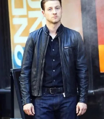 Gotham Ben McKenzie Black Leather Jacket