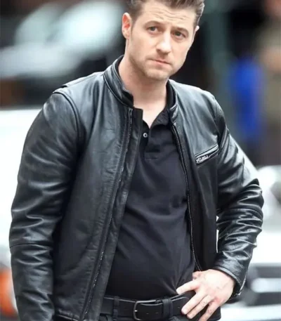 Gotham Ben McKenzie Black Leather Jacket