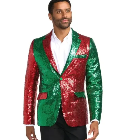 Green Christmas Blazer