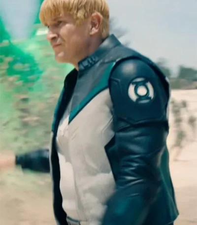 Green Lantern Superman Leather Jacket