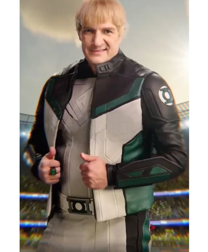 Green Lantern Superman Leather Jacket Green Lantern Superman Leather Jacket