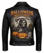Halloween Grim Reaper Biker Jacket