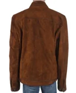 Grumpy Old Santa 2023 Micah Lyons Brown Suede Jacket