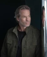 Guy Pearce The Woman in Cabin 10 Green Jacket