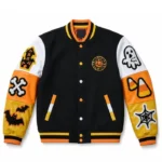 Halloween Boo Varsity Jacket
