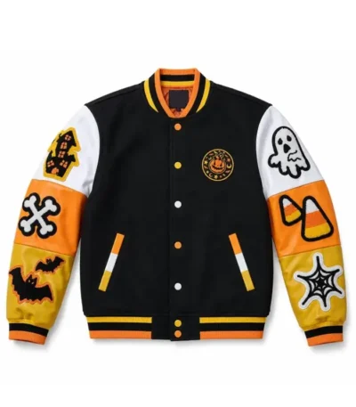 Halloween Boo Varsity Jacket