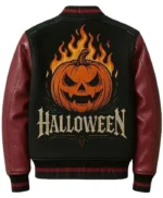 Fire Pumpkin Varsity Jacket
