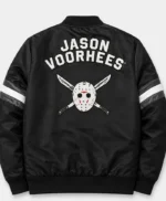 F13 black Satin Bomber Jacket