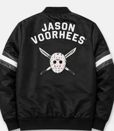 F13 black Satin Bomber Jacket
