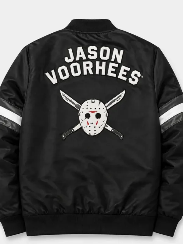 F13 black Satin Bomber Jacket