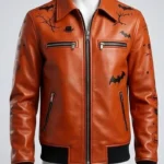 Halloween Haunted Castle Leather Jacket