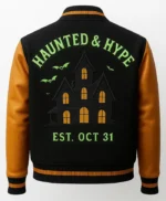 Haunted and Hype Varsity Jacket